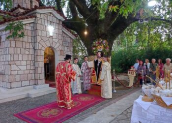 Ο Εσπερινός του Αγίου Ιωάννου του Βραχωρίτου στο Αγρίνιο