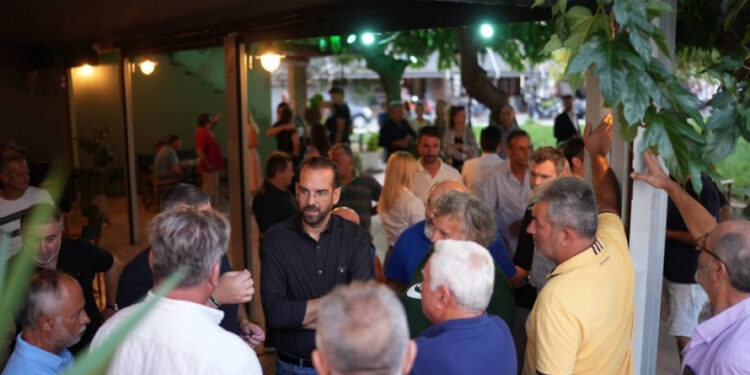 O Nεκτάριος Φαρμάκης στη Βάρδα, στη Μανωλάδα και στα Λεχαινά