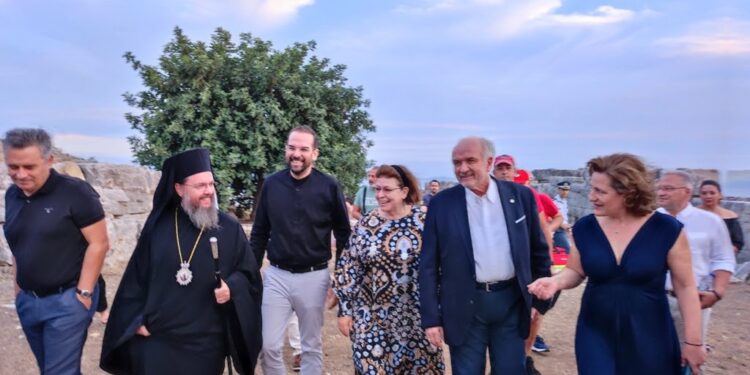 Εγκαινιάστηκε το έργο «Στερέωση, Αποκατάσταση και Ανάδειξη αρχαίου θεάτρου Πλευρώνας»