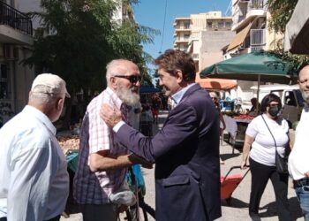 Περιοδεία του υποψηφίου Περιφερειάρχη Δυτικής Ελλάδας Κώστα Καρπέτα σε περιοχές της Πάτρας