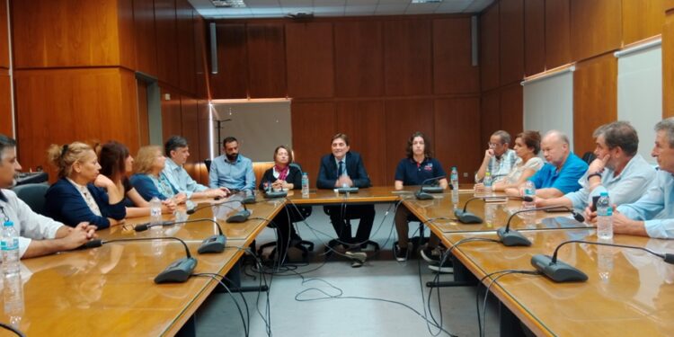 Ο υποψήφιος Περιφερειάρχης Δ.Ε Κώστας Καρπέτας είχε συναντήσεις στον Πύργο Ηλείας