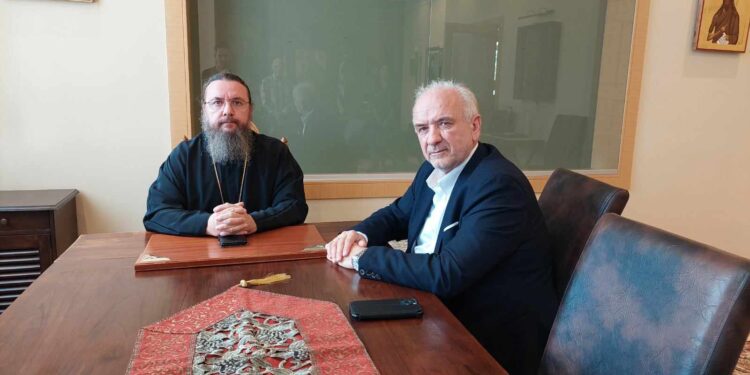 Με τον Μητροπολίτη Δαμασκηνό συναντήθηκε ο Δήμαρχος, Κώστας Λύρος