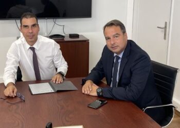 Συνάντηση Θανάση Παπαθανάση με τον Υφυπουργό Υγείας Μάριο Θεμιστοκλέους