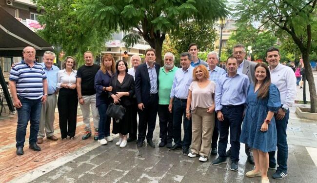 Συνάντηση Κώστα Καρπέτα με τους υποψηφίους της Αιτωλοακαρνανίας