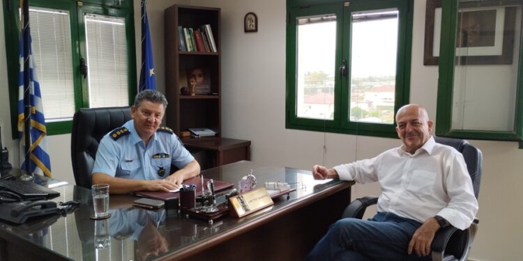 Φώτης Σκληρός: συνάντηση με τον Διευθυντή της  διεύθυνσης αστυνομίας Ακαρνανίας