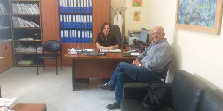 Φώτης Σκληρός: συνάντηση με την διευθύντρια του ΚΕΔΑΣΥ Αιτωλοακαρνανίας