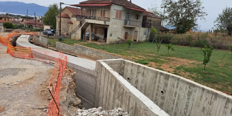Στην τελική ευθεία βρίσκεται η ολοκλήρωση του έργου της αντιπλημμυρικής προστασίας της Τραγάνας