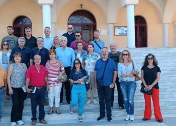 Περιοδεία του Δημήτρη Τραπεζιώτη στον Άγιο Κωνσταντίνο