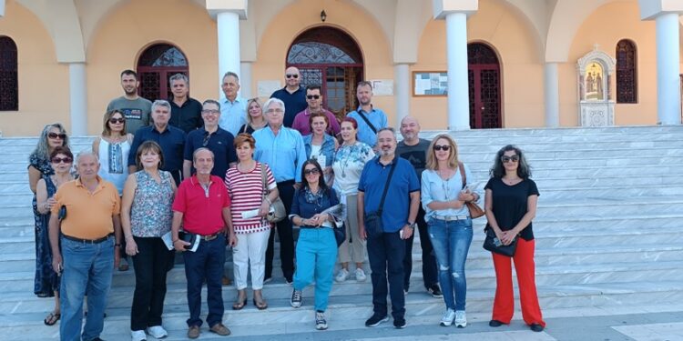 Περιοδεία του Δημήτρη Τραπεζιώτη στον Άγιο Κωνσταντίνο