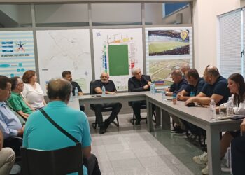 Συνάντηση του Δημήτρη Τραπεζιώτη με το Διοικητικό Συμβούλιο της ΠΑΕ Παναιτωλικός