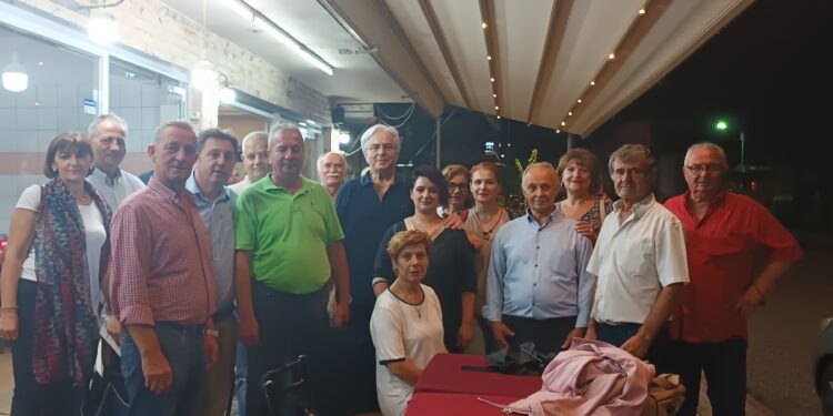 Θερμή υποδοχή του Δημήτρη Τραπεζιώτη στο Καινούργιο