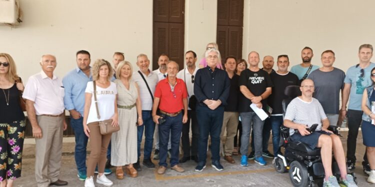 Συνάντηση του Δ. Τραπεζιώτη με το σύλλογο εργαζομένων του Δήμου Αγρινίου