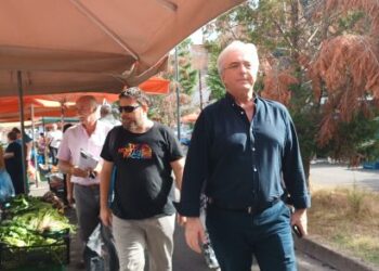 Περιοδεία Τραπεζιώτη σε Αγρίνιο, Δοκίμι και Καλύβια