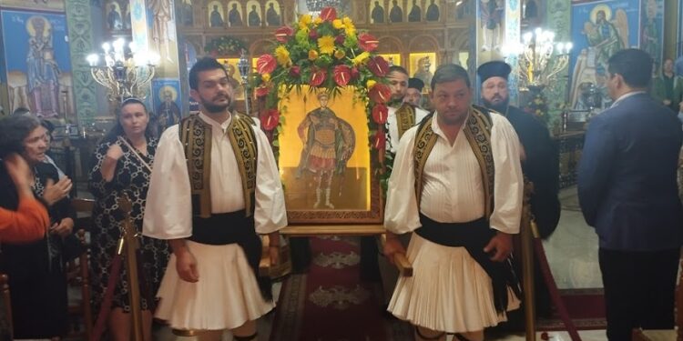 Με λαμπρότητα η εορτή του Αγίου Δημητρίου του Μυροβλήτου στην  Μητρόπολη Αιτωλίας & Ακαρνανίας