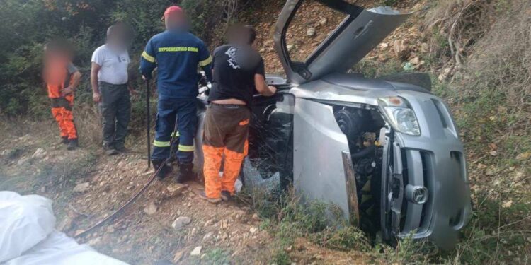 Θέρμο: Εκτροπή οχήματος στο Διάσελο Χρυσοβίτσας με τραυματισμό