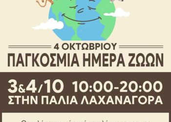 Φιλοζωική Αγρινίου: Παζάρι για την παγκόσμια Ημέρα Ζώων