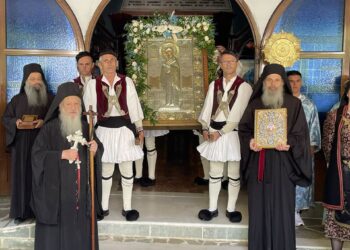 Βυζαντινή μεγαλοπρέπεια στην πανήγυρι τηςΠαναγίας Ναυπακτιώτισσας