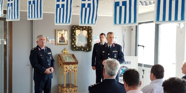 Εκδήλωση στη Γενική Περιφερειακή Αστυνομική Διεύθυνση Δυτικής Ελλάδας για την Εθνική Επέτειο