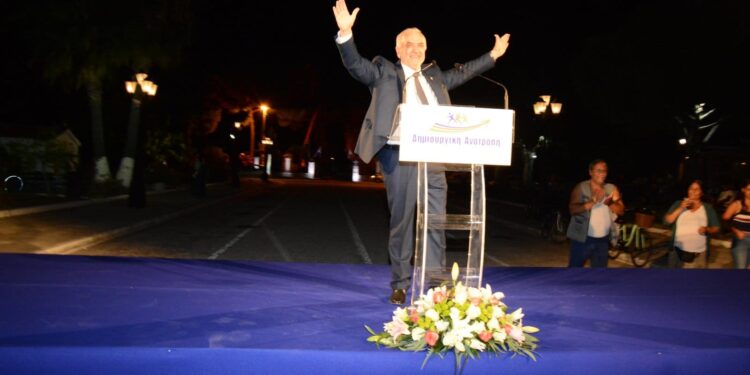Ξεκάθαρη πρωτιά στο Δήμο Μεσολογγίου για τον Κώστα Λύρο