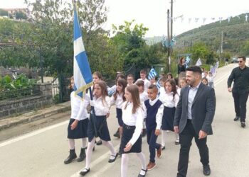 Ποταμούλα:Η παρέλαση των μαθητών με συναισθήματα συγκίνησης και υπερηφάνειας