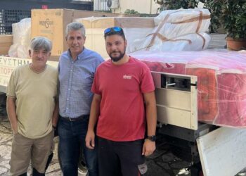 Η Ομοσπονδία Επαγγελματιών & Βιοτεχνών Αιτ/νιας απέστειλε ανθρωπιστική βοήθεια στους πληγέντες του δήμου Τρικκαίων