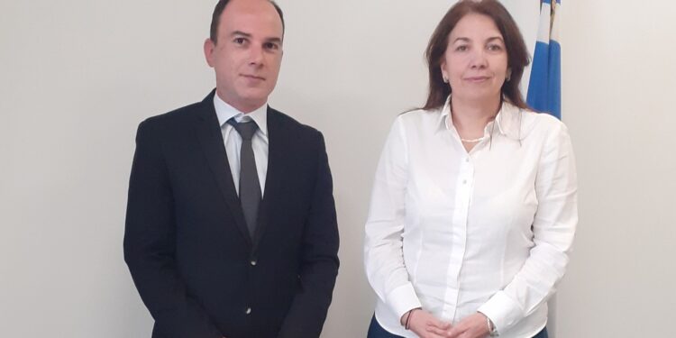 Συνάντηση του Αντιπεριφερειάρχη, Λάμπρου Δημητρογιάννη με τη Γενική Γραμματέα Δημόσιας Υγείας