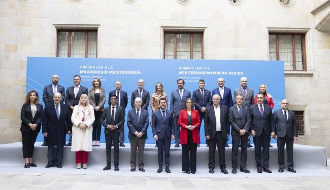 Συμμετοχή Φωκίωνα Ζαΐμη στη «Σύνοδο Κορυφής για την Μακροπεριφέρεια της Μεσογείου» στη Βαρκελώνη