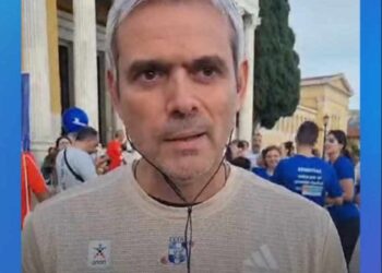 Ο Κώστας Καραγκούνης στον 40ο Αυθεντικό Μαραθώνιο Αθηνών