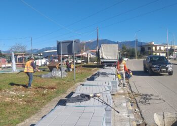 Ξεκίνησαν οι εργασίες στην είσοδο του Παναιτωλίου από την Περιφέρεια