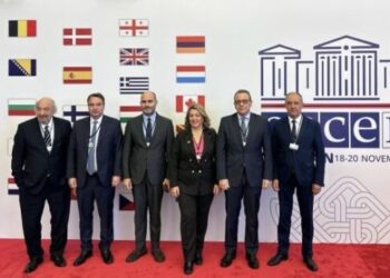 Ο Θανάσης Παπαθανάσης στη Σύνοδο του ΟΑΣΕ στο Γερεβάν