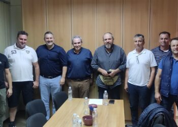 Με τον νεοεκλεγέντα Δήμαρχο Μεσολογγίου Σπ. Διαμαντόπουλο συναντήθηκε η Διοίκηση του Ε.Κ.Μ.