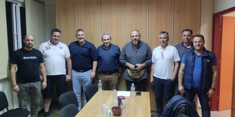 Με τον νεοεκλεγέντα Δήμαρχο Μεσολογγίου Σπ. Διαμαντόπουλο συναντήθηκε η Διοίκηση του Ε.Κ.Μ.