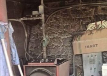 Πυρκαγιά  στο αντλιοστάσιο του Εθνικού Παπαχαραλαμπειου σταδίου