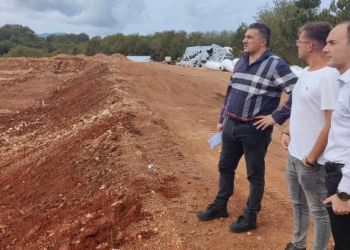 Επίσκεψη του Αντιπεριφερειάρχη Λάμπρου Δημητρογιάννη στα έργα βελτίωσης του ΧΥΤΑ Παλαίρου