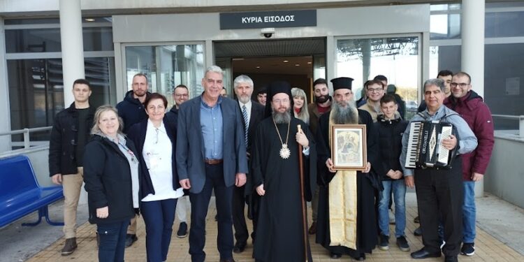 Ο Μητροπολίτης επισκέφθηκε το Γενικό Νοσοκομείο Αγρινίου