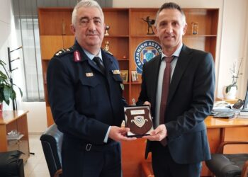 Εθιμοτυπική επίσκεψη Αξιωματικού Συνδέσμου της Πρεσβείας της Κυπριακής Δημοκρατίας στη Γενική Περιφερειακή Αστυνομική Διεύθυνση Δυτικής Ελλάδας
