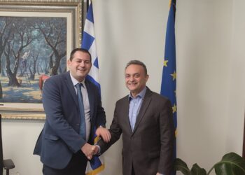 Συνάντηση του Αντιπεριφερειάρχη Θ. Βασιλόπουλου με τον Υφυπουργό, Στ.Κελέτση για τα Διαχειριστικά Σχέδια Βόσκησης και τις υδατοκαλλιέργειες