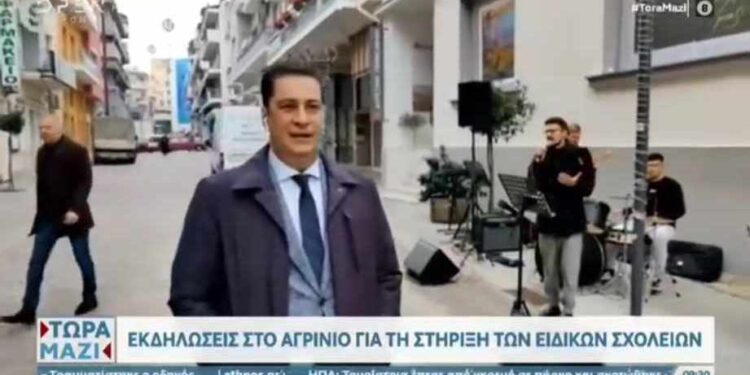 Ο δήμαρχος του Αγρινίου στο OPEN για το ” Όλη η πόλη μια μπάντα! ” (βιντεο)