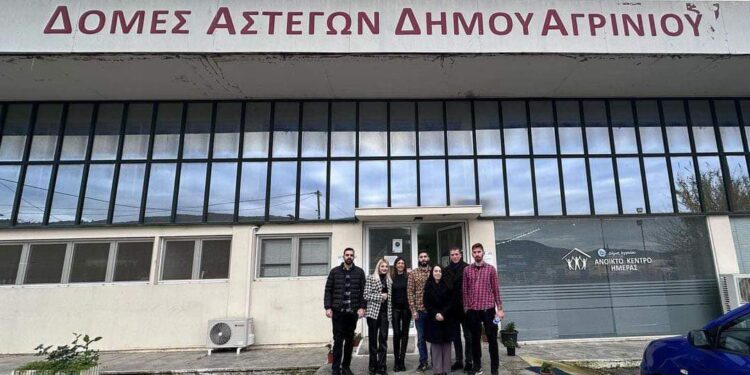 Επίσκεψη της ΟΝΝΕΔ Αιτωλοακαρνανιας στο Ανοιχτό Κέντρο Ημέρας Αστέγων Δήμου Αγρινίου