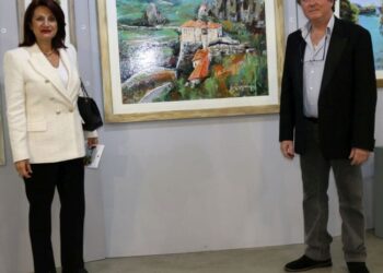 Εγκαίνια έκθεσης του Χαράλαμπου Ζαχαρόπουλου με τον τίτλο «Χρώμα και Νερό»