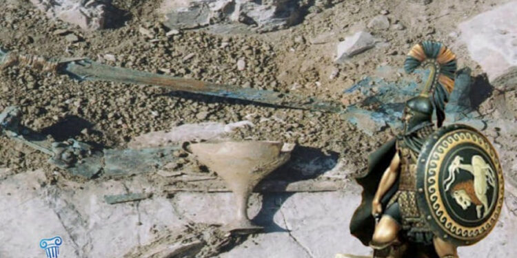 Ο «Μυκηναίος πολεμιστής της Αμφιλοχίας» που ανακαλύφθηκε τυχαία στην Ιόνια οδό