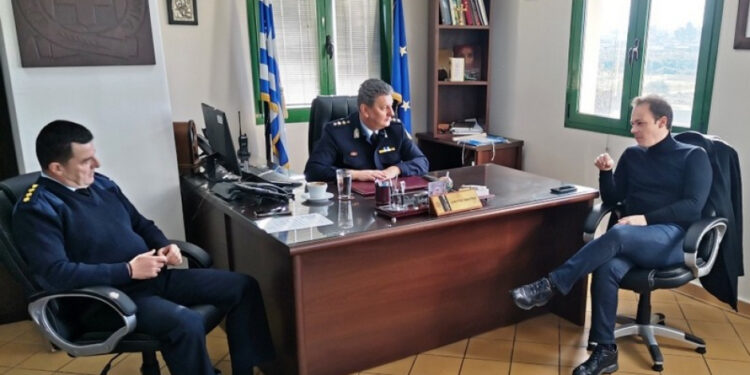 Με στελέχη της Αστυνομικής Διεύθυνσης Ακαρνανίας συναντήθηκε ο Μίλτος Ζαμπάρας