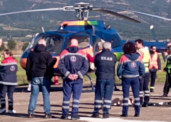 Εκπαίδευση προσωπικού του Ε.Κ.Α.Β. στο Αεροδρόμιο Μεσολογγίου