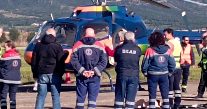 Εκπαίδευση προσωπικού του Ε.Κ.Α.Β. στο Αεροδρόμιο Μεσολογγίου