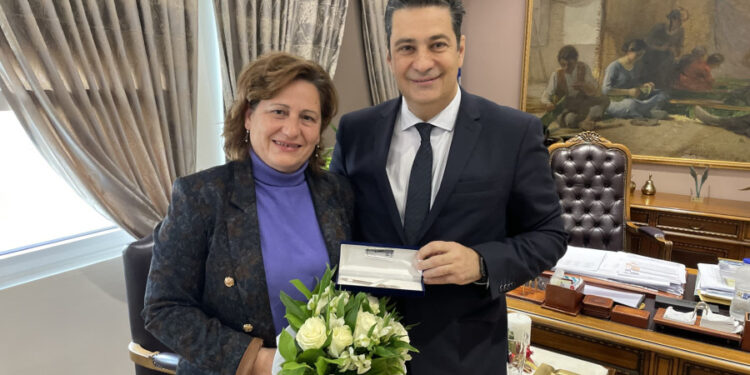 Ο Δήμαρχος Αγρινίου συναντήθηκε με την Ολυμπία Βικάτου