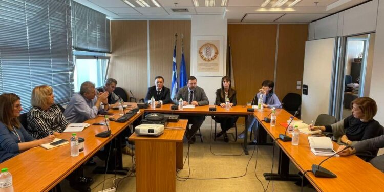 Η επίσκεψη του Γ.Γ ΥΠΑΑΤ Γιώργου Στρατάκου στον ΟΠΕΚΕΠΕ σηματοδοτεί την επανεκκίνηση του Οργανισμού