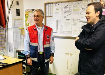 Στο ΕΚΑΒ Αγρίνιου για την αλλαγή του χρόνου ο Μίλτος Ζαμπάρας