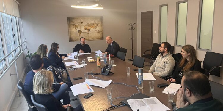 Συνάντηση εργασίας στα γραφεία του ΕΦΕΠΑΕ για τα έργα ενίσχυσης της επιχειρηματικότητας