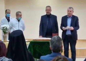 Παρουσία Γιαννάκου η κοπή πίτας του Σωματείου Εργαζομένων Νοσοκομείου Μεσολογγίου-τιμητική πλακέτα στην Αθηνά Παπαχρήστου.