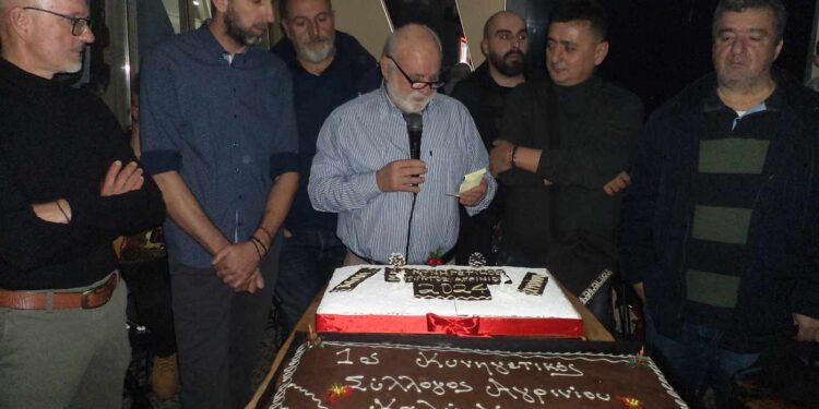 Ο 1ος Κυνηγετικός Σύλλογος Αγρινίου έκοψε την πίτα του